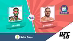 Pronostic adesanya strickland