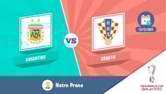 Pronostic argentine croatie