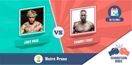 Pronostic jake paul tommy fury