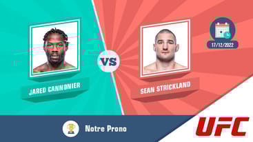 Pronostic cannonier strickland