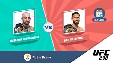 Pronostic volkanovski rodriguez