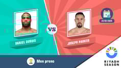 Pronostic daniel dubois joseph parker