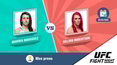 Pronostic marina rodriguez gillian robertson